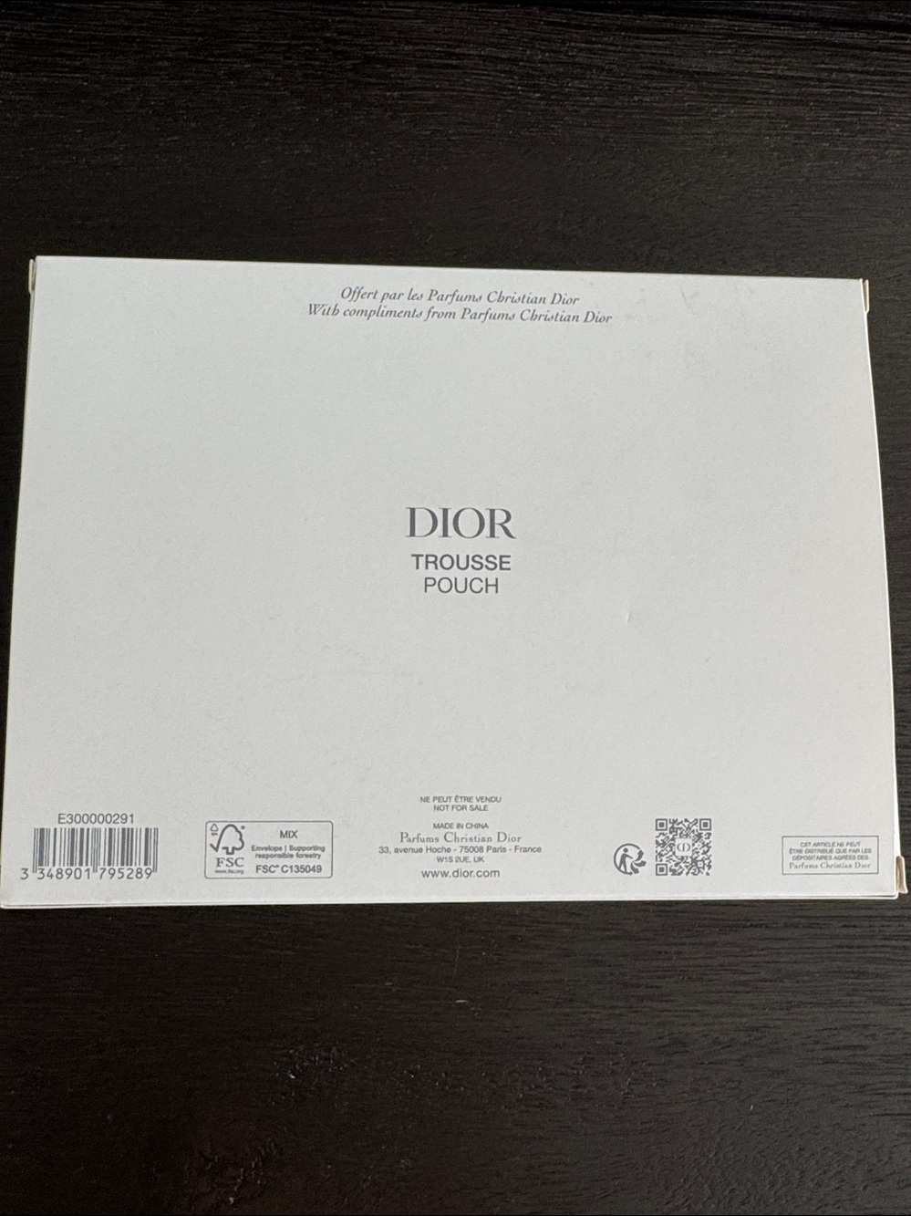 Dior trousse pouch Red shiny Patent CD Embossed cosmetic pouch - Picture 7 of 8